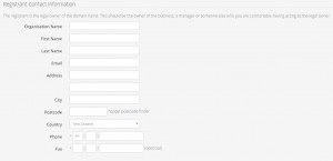 Required Fields